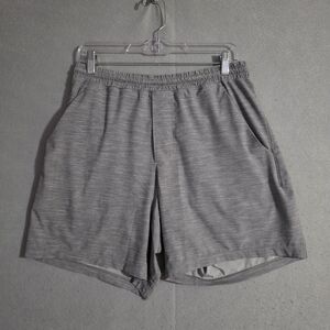 Lululemon Mens Heather Gray 7" Pace Breaker Lined Shorts M7AB0S Size Medium